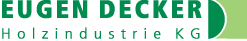 Eugen Decker Holzindustrie Firmenlogo