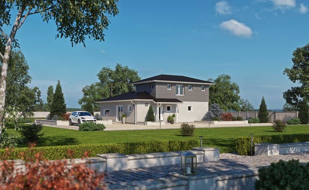 Haus Fertigbau - Haas Haus BS 129 B