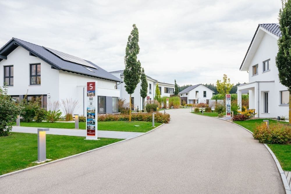 FertighausWelt Günzburg Aussenanlage 