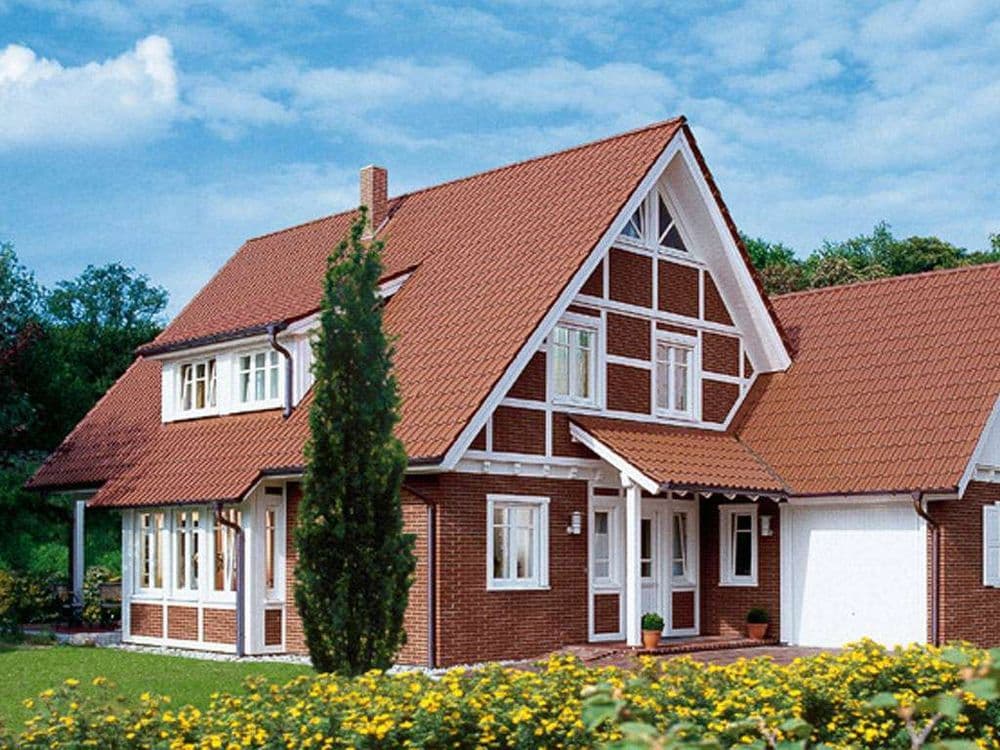 Klassisches Ostfriesenhaus in Holzbauweise