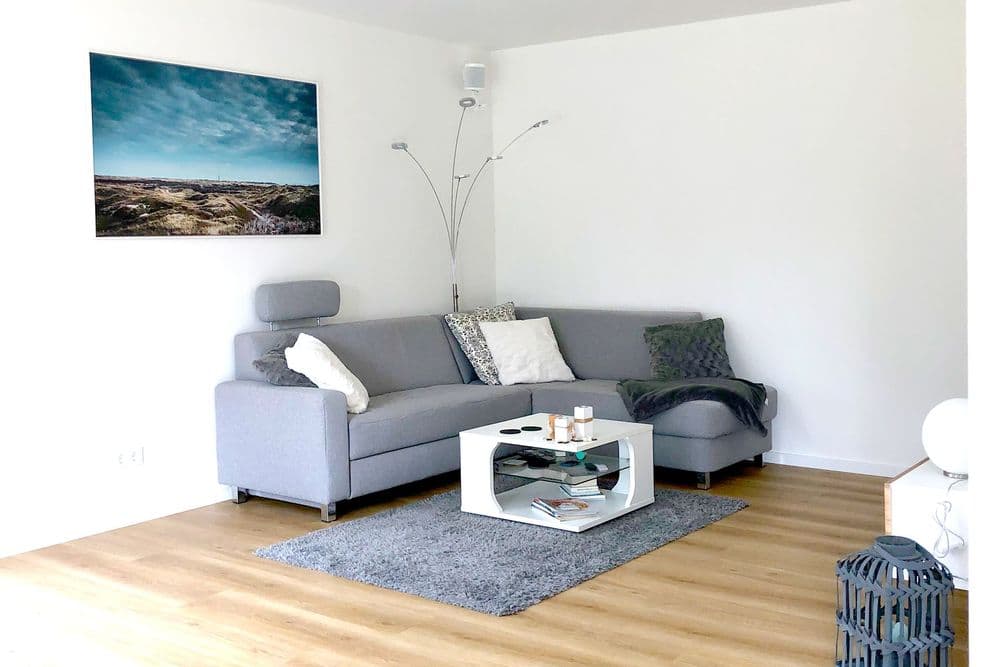 Gemütlicher Wohnbereich mit Ecksofa