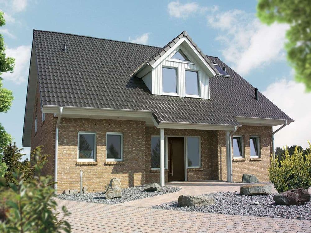 Kapitänshaus mit Klinkerfassade