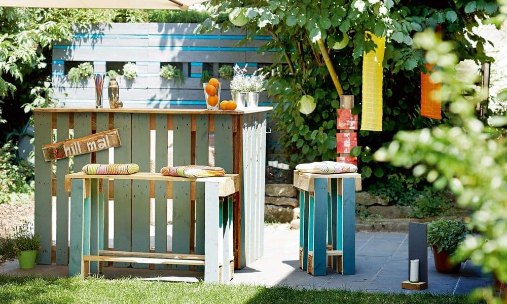 Stylische do-it-yourself-Gartenmöbel