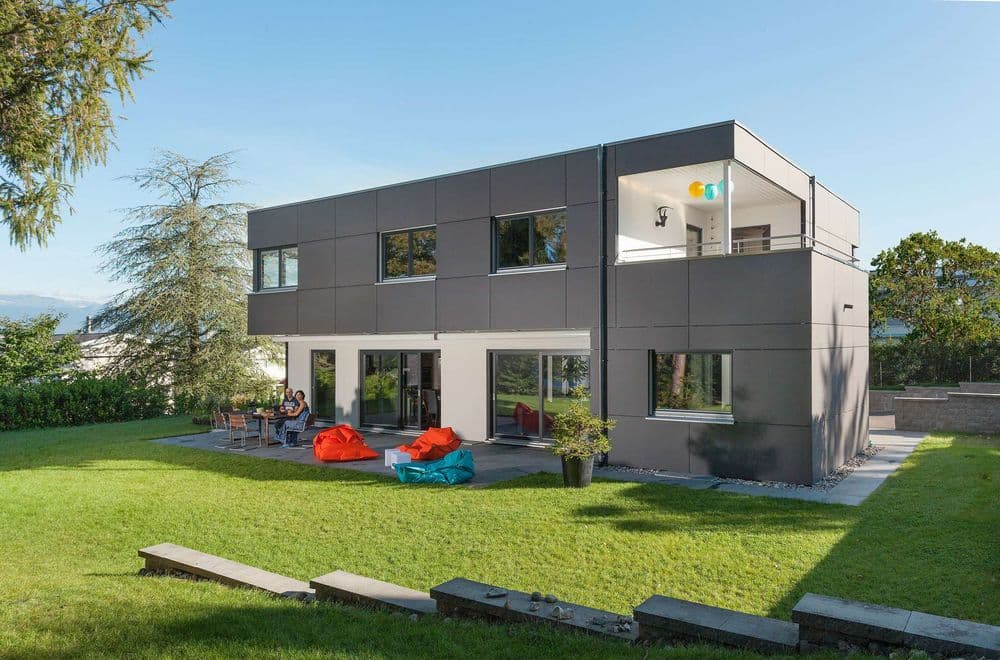 Modernes Einfamilienhaus im Bauhaus-Stil