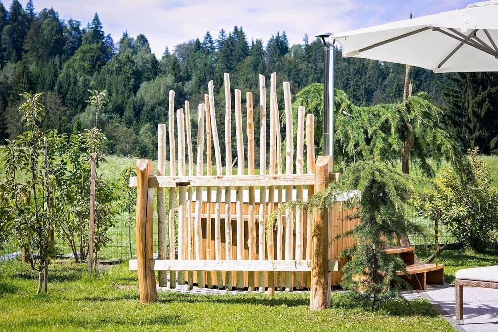 Sichtschutz aus Holz
