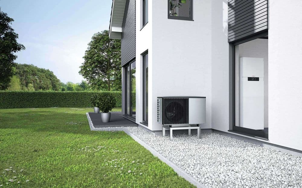 Außenstehendes Heizsystem von Viessmann