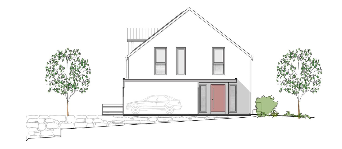 Baustellenbesichtigung in Aspach - TALBAU-Haus