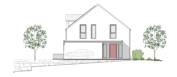 Baustellenbesichtigung in Aspach - TALBAU-Haus