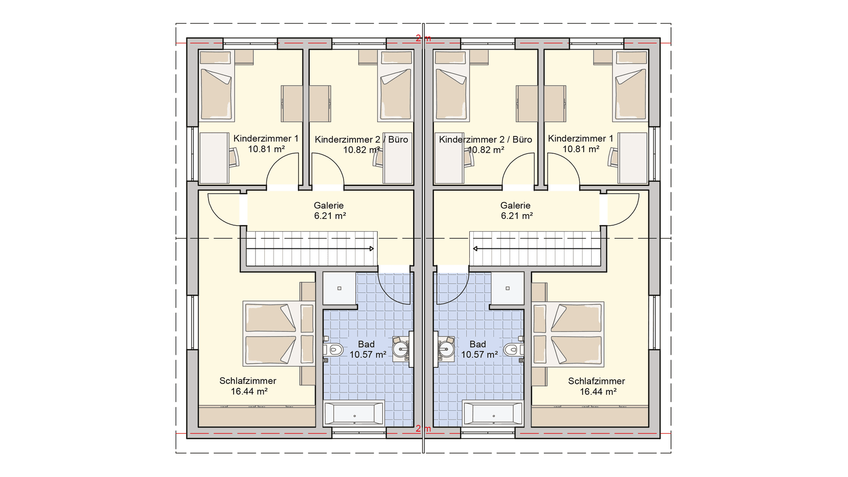Grundriss Duett 114 Obergeschoss
