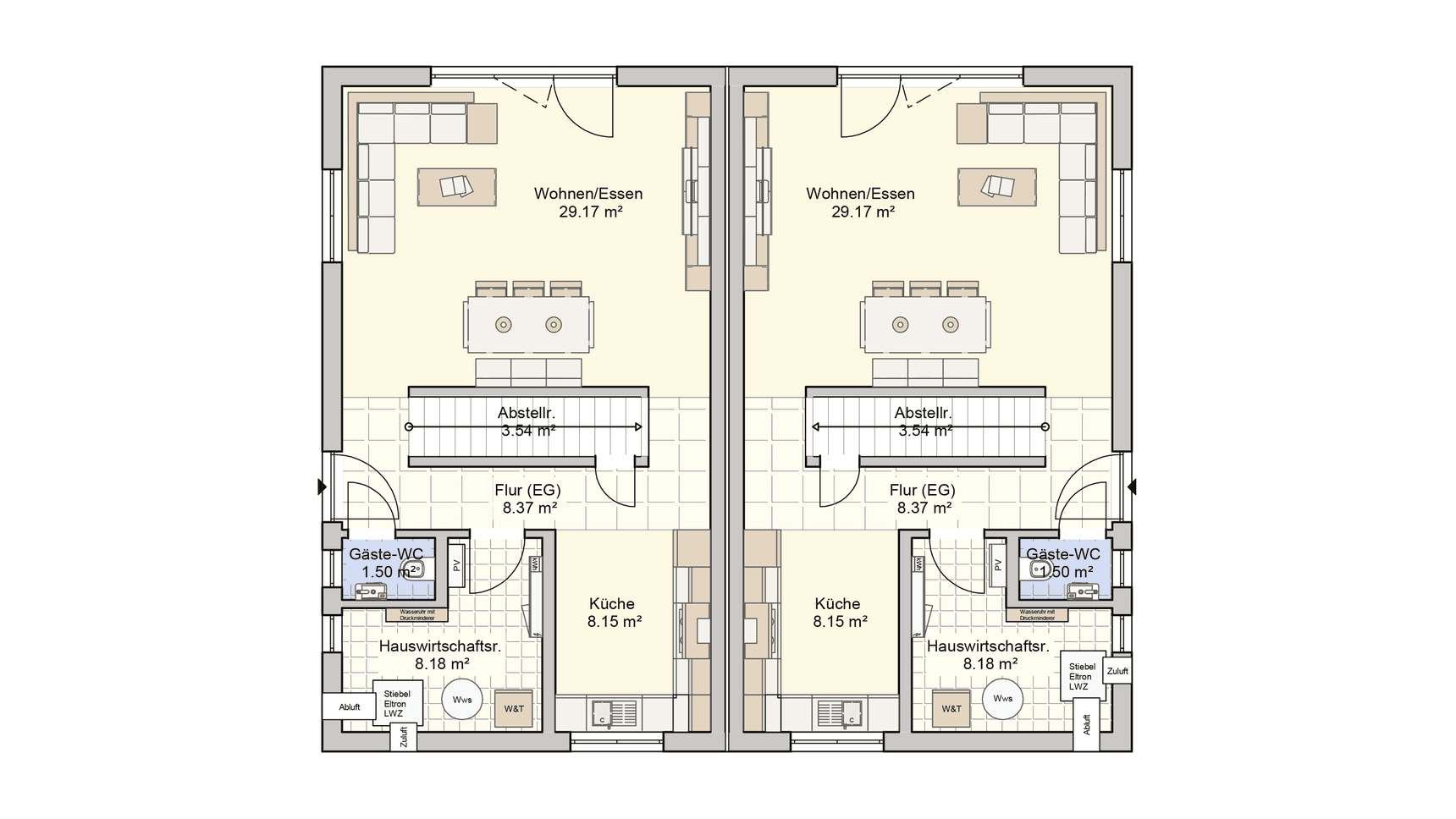 Grundriss Duett 114 Erdgeschoss