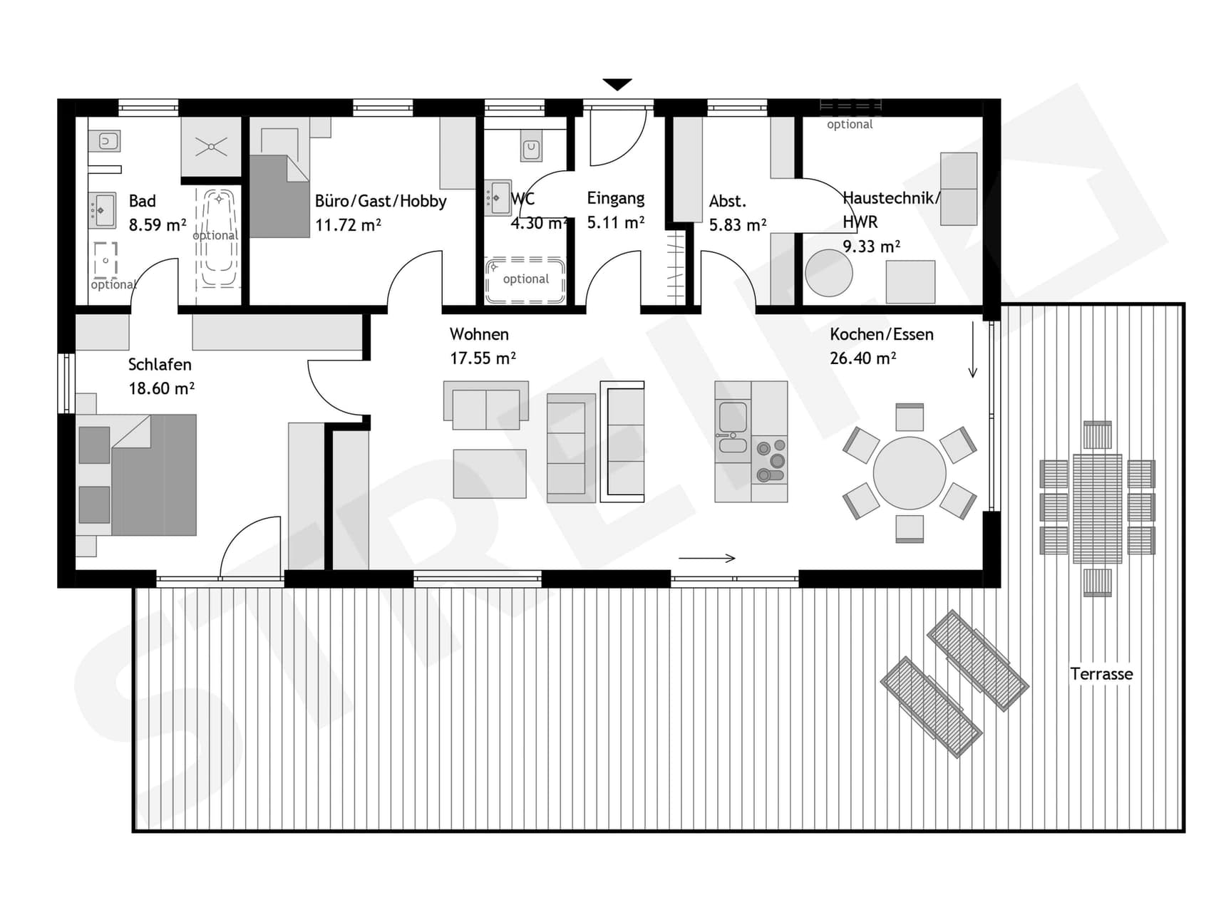streif-herzenshäuser -bungalow-grundriss